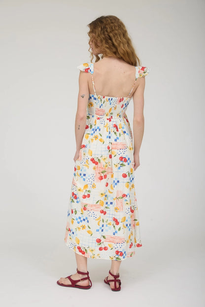 Fruit Stand Midi Dress (S-3X)