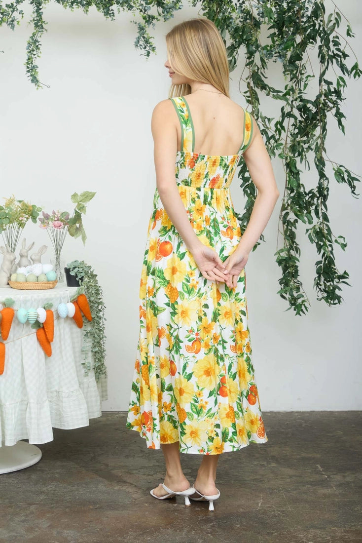 Citrus Grove Dress (S-3X)
