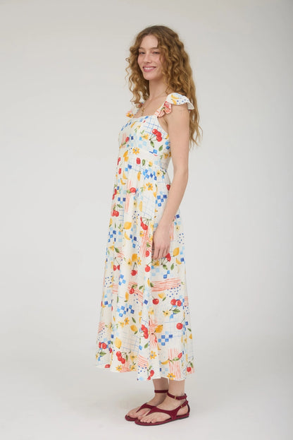Fruit Stand Midi Dress (S-3X)