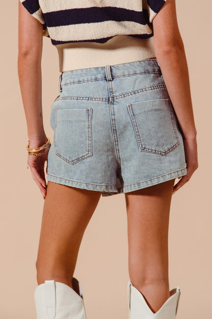 Everyday Blue Denim Skort (S-XL)