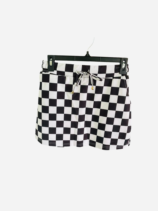 Classic Black & White Checkered Skort (S-XL)