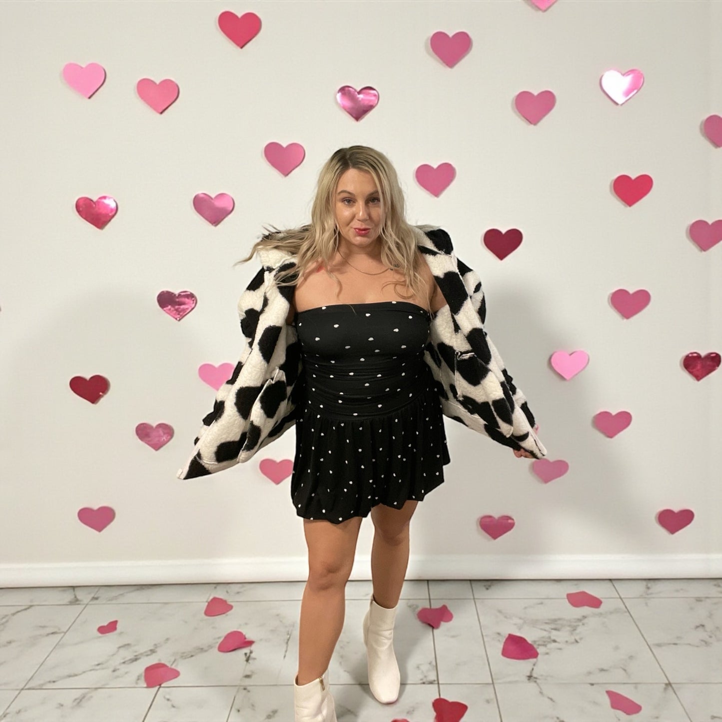 Crushing On You Heart Bubble Dress (S-L)