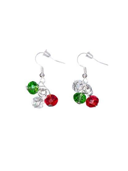 Christmas Joy Beaded Earrings