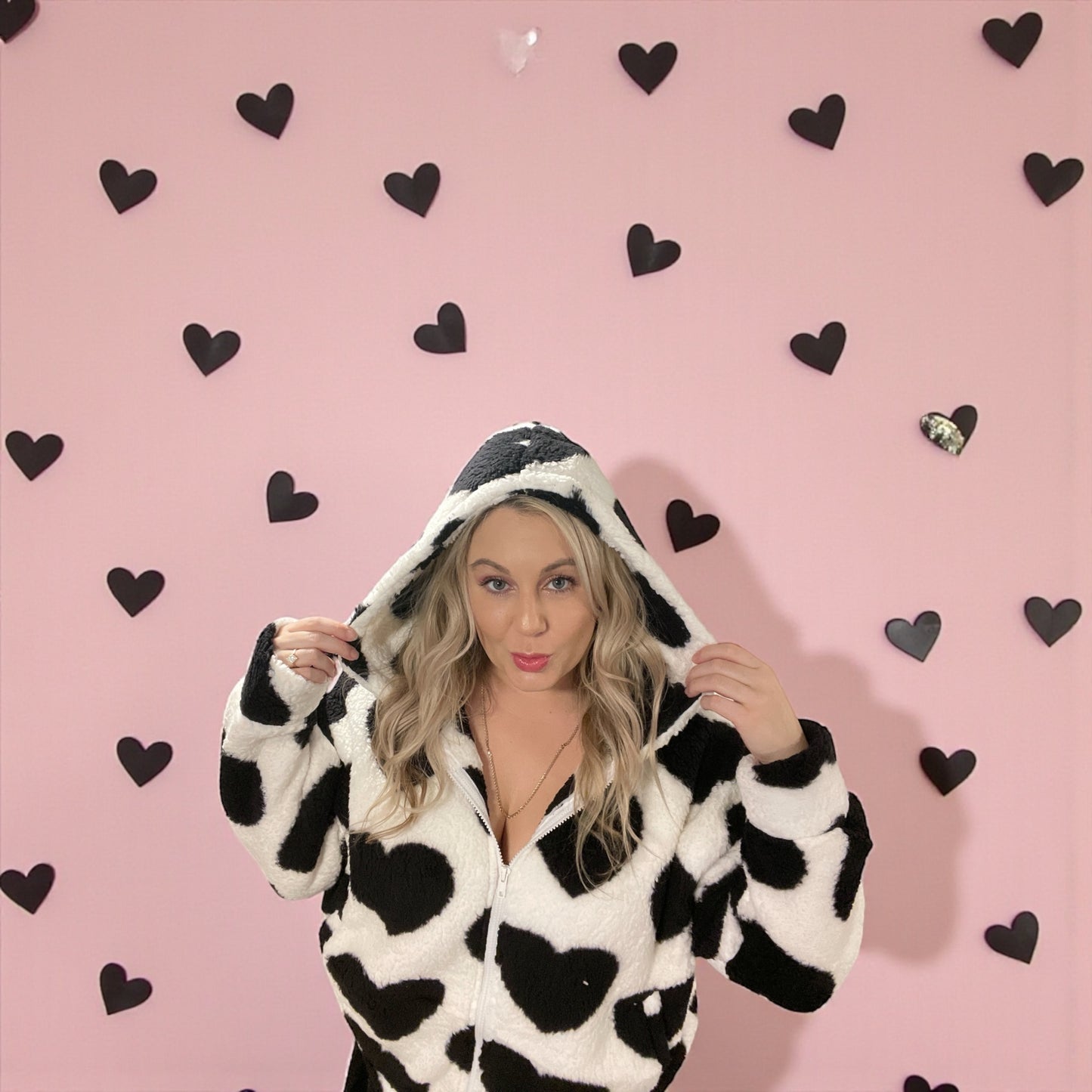 Love in Black & White Cozy Jacket (S-L)