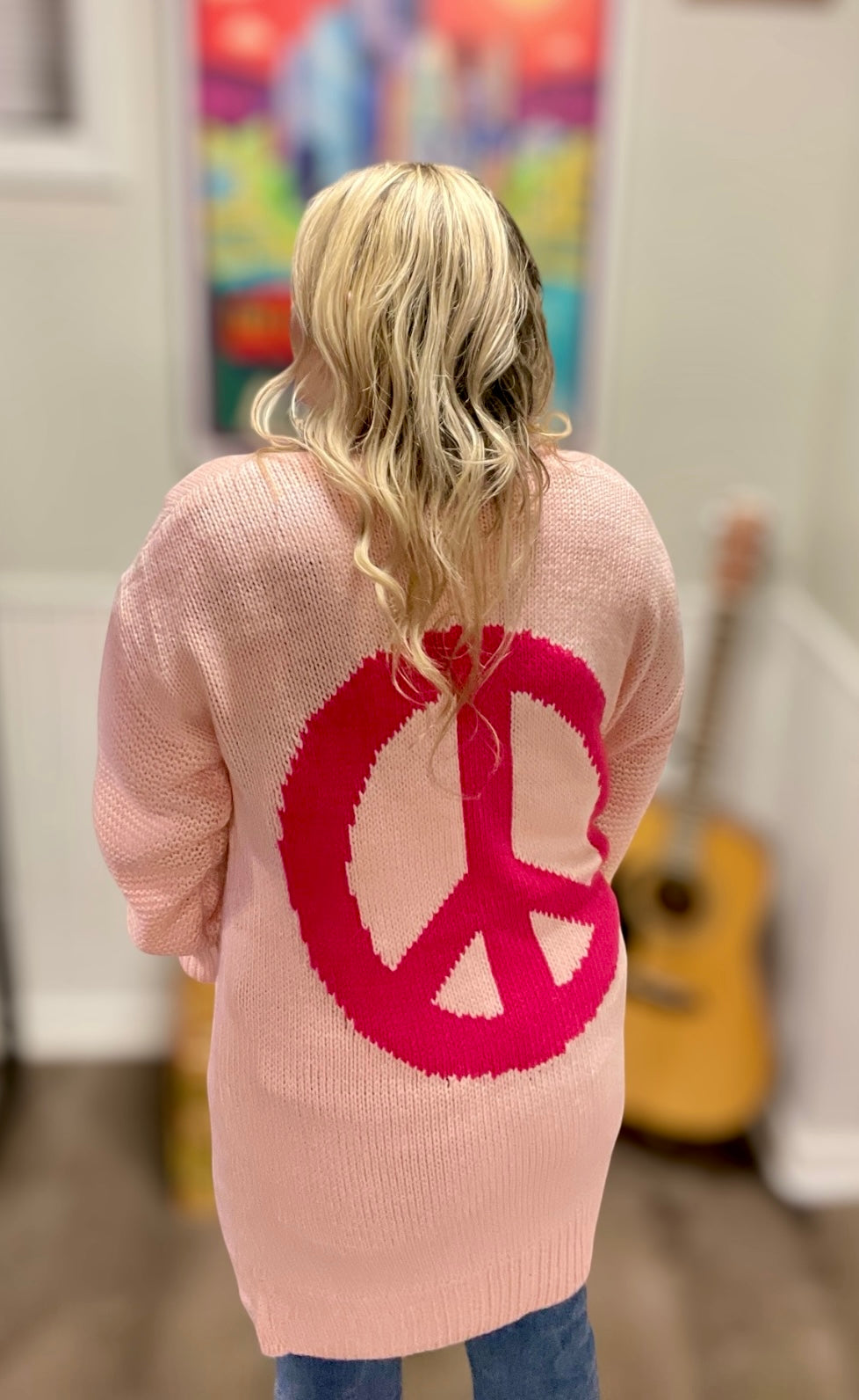Peace & Love Cardigan (S-L)