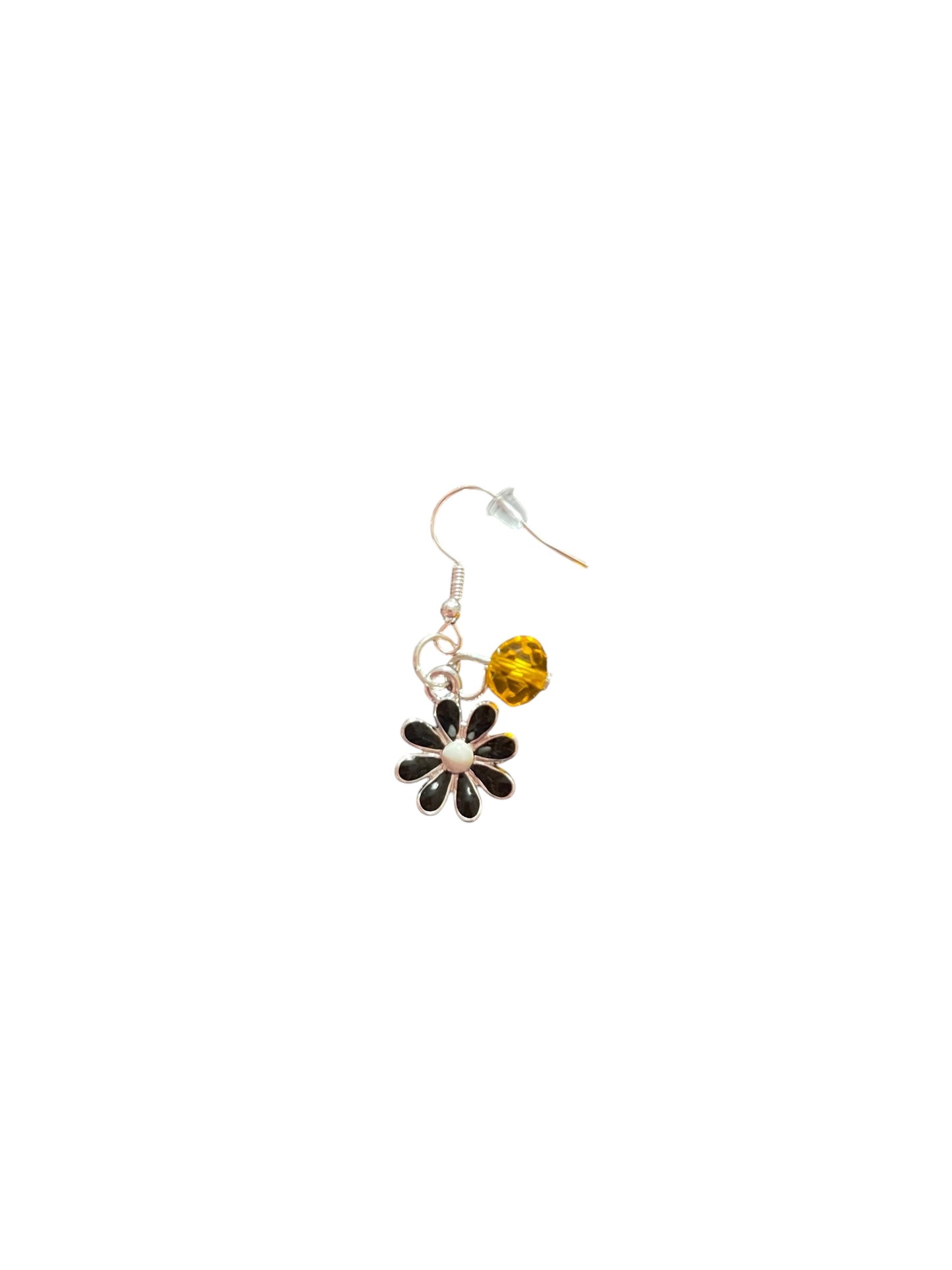 Hazy Daisy x PGH Black Dangle Earrings