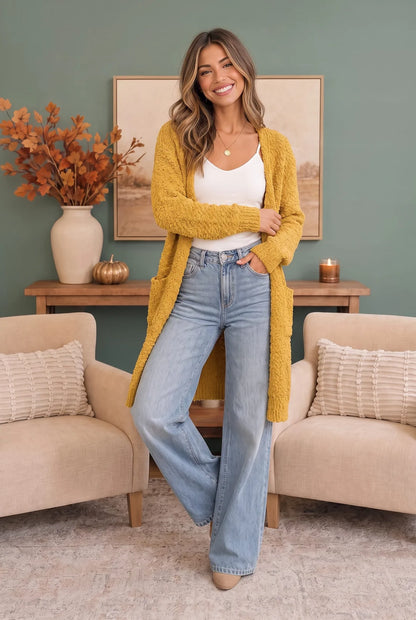 September Sun Longline Cardigan (S-L)