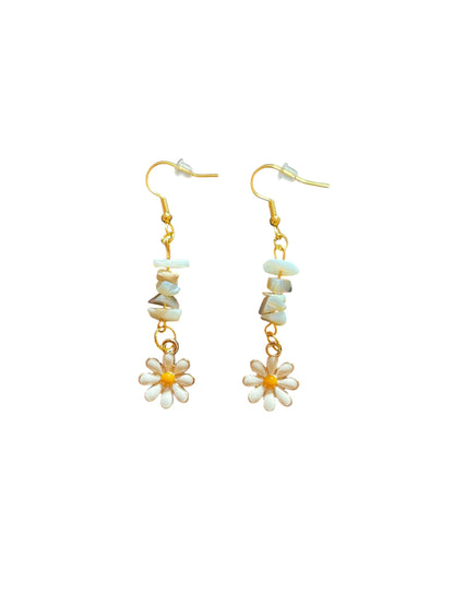 Hazy Daisy Opal Bloom Earrings