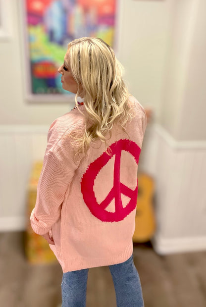 Peace & Love Cardigan (S-L)