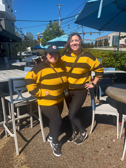 PGH Vibes Chunky Striped Sweater