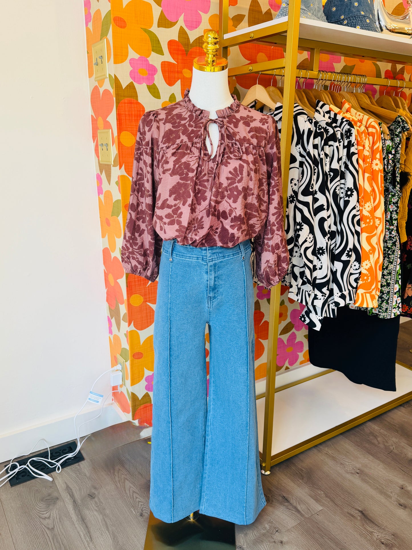 Autumn in Bloom Blouse (S-L)