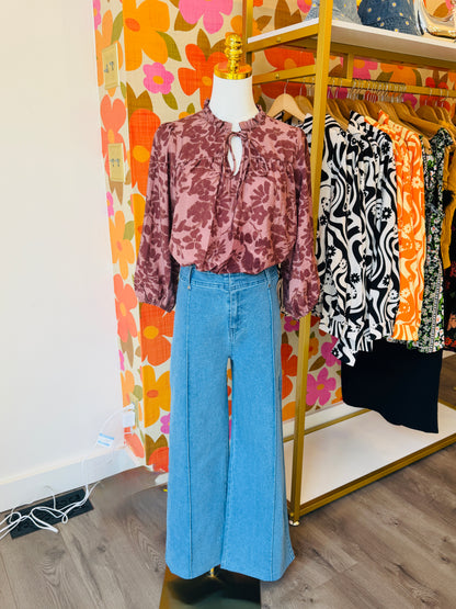 Autumn in Bloom Blouse (S-L)