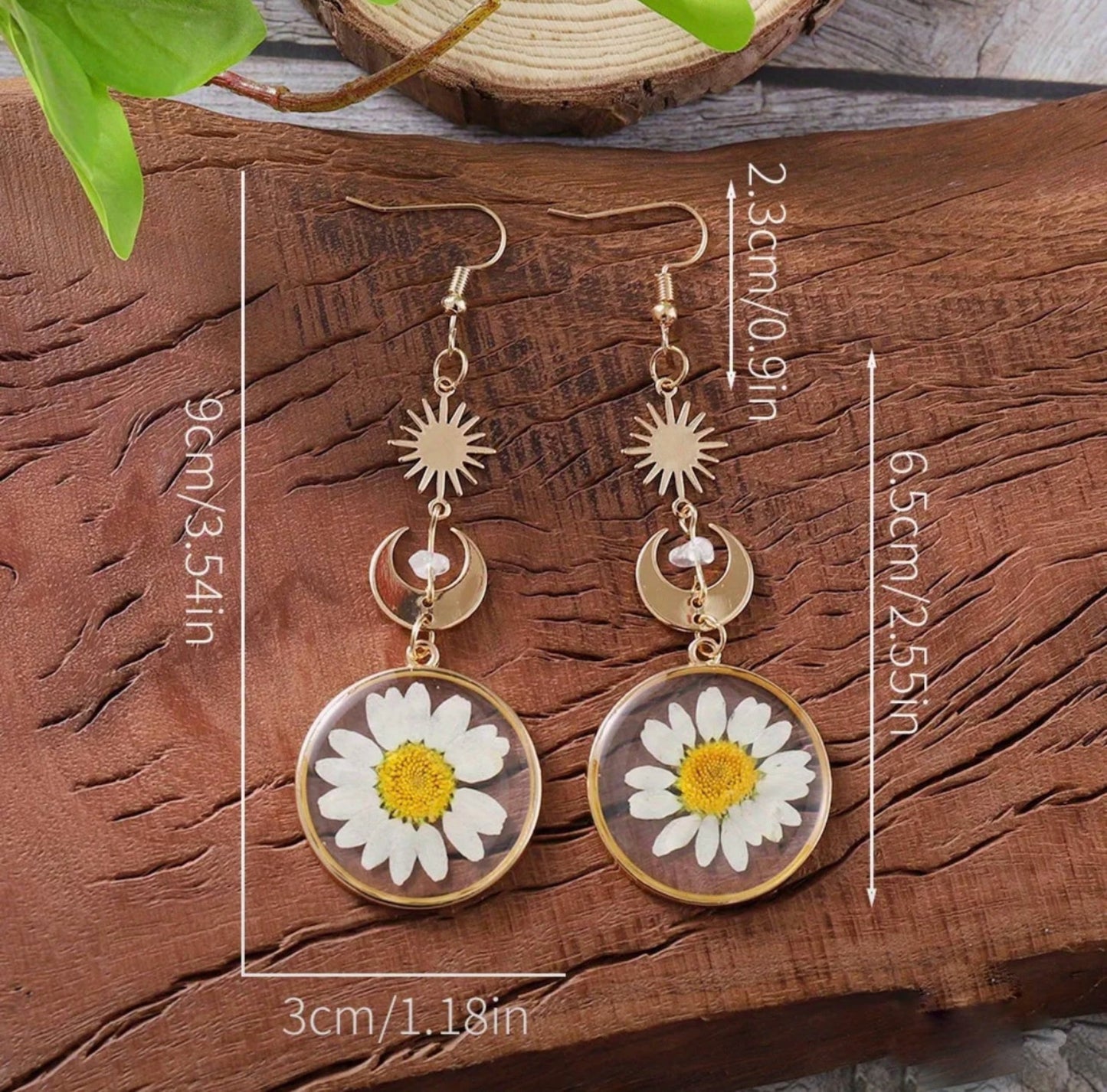 Celestial Daisy Earrings