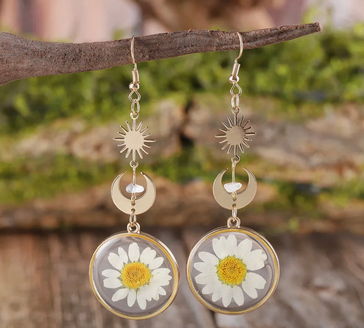 Celestial Daisy Earrings