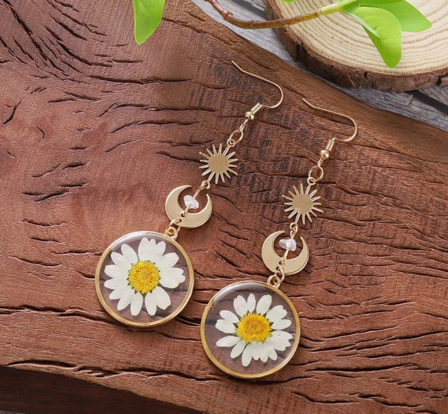 Celestial Daisy Earrings