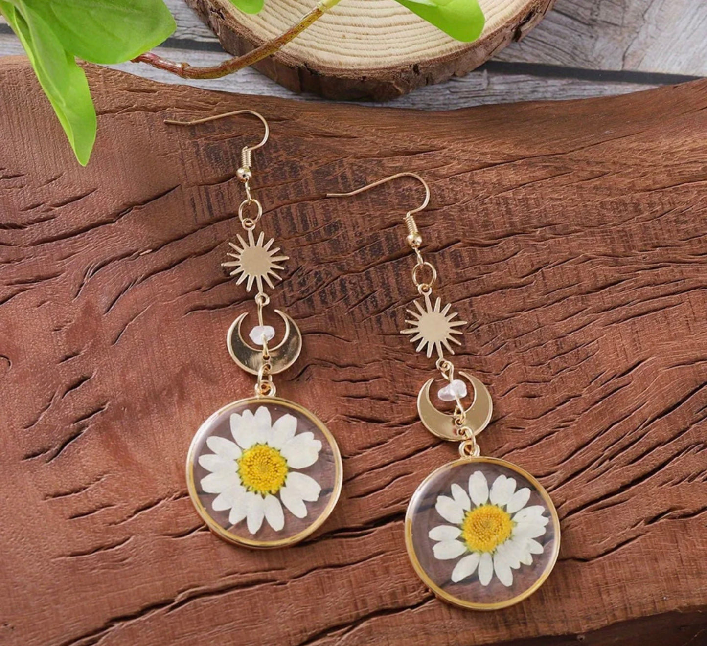 Celestial Daisy Earrings
