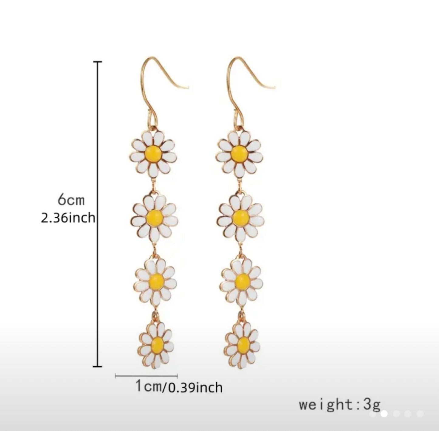 Hazy Daisy Choker + Earrings Set