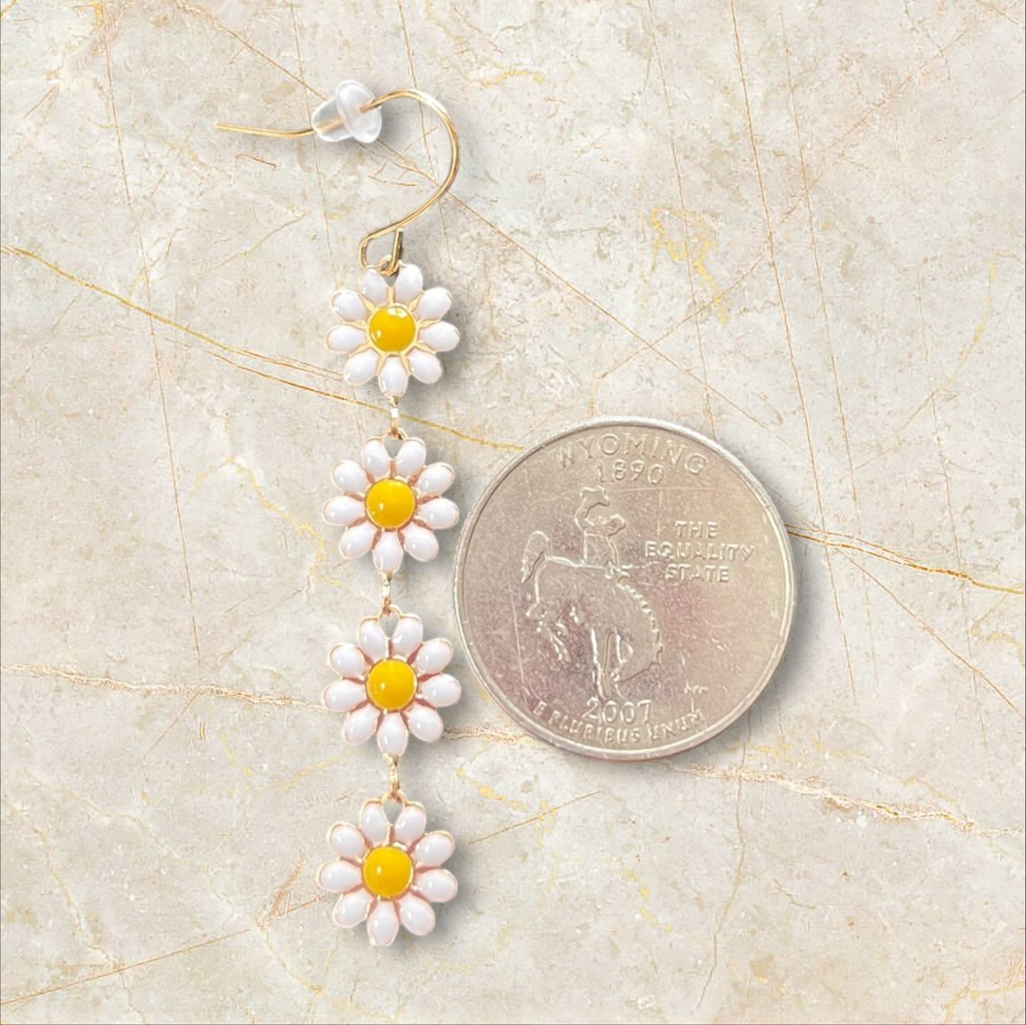 Hazy Daisy Choker + Earrings Set