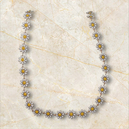 Hazy Daisy Choker + Earrings Set