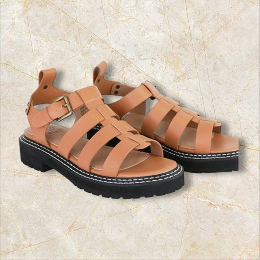 Sunlit Stride Strappy Sandals