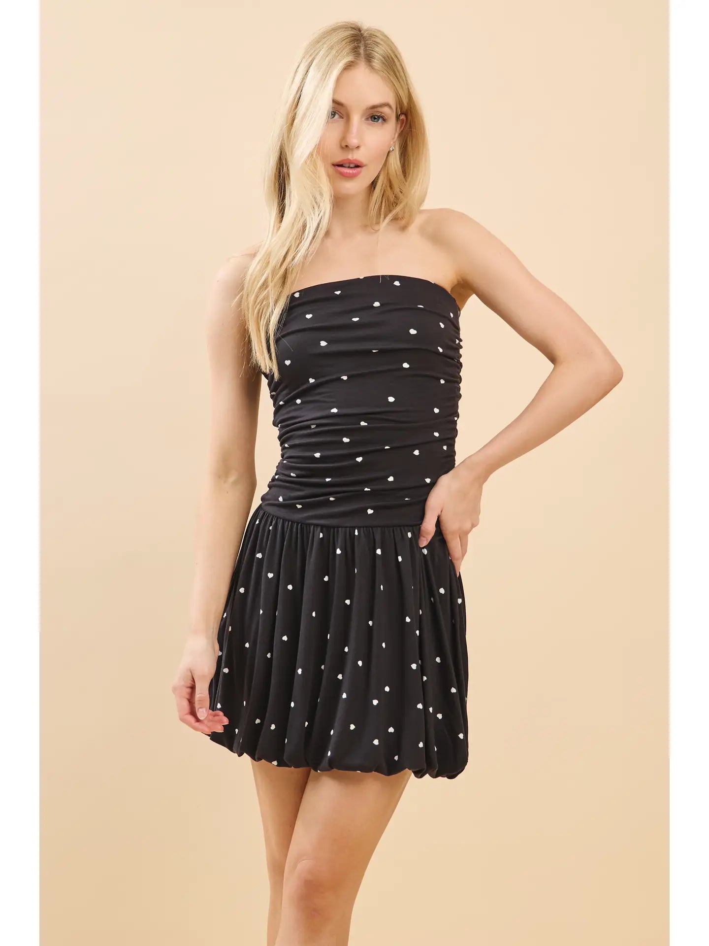 Crushing On You Heart Bubble Dress (S-L)