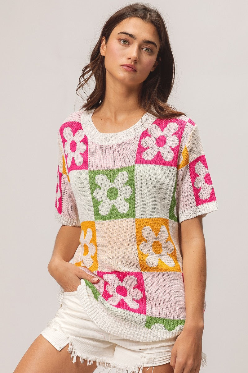 Flower Power Sweater (S-XL)