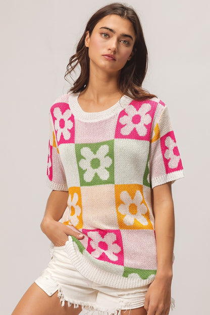 Flower Power Sweater (S-XL)
