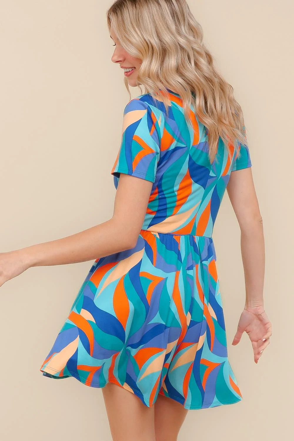 70’s Sunset Swirl Romper (S-L)