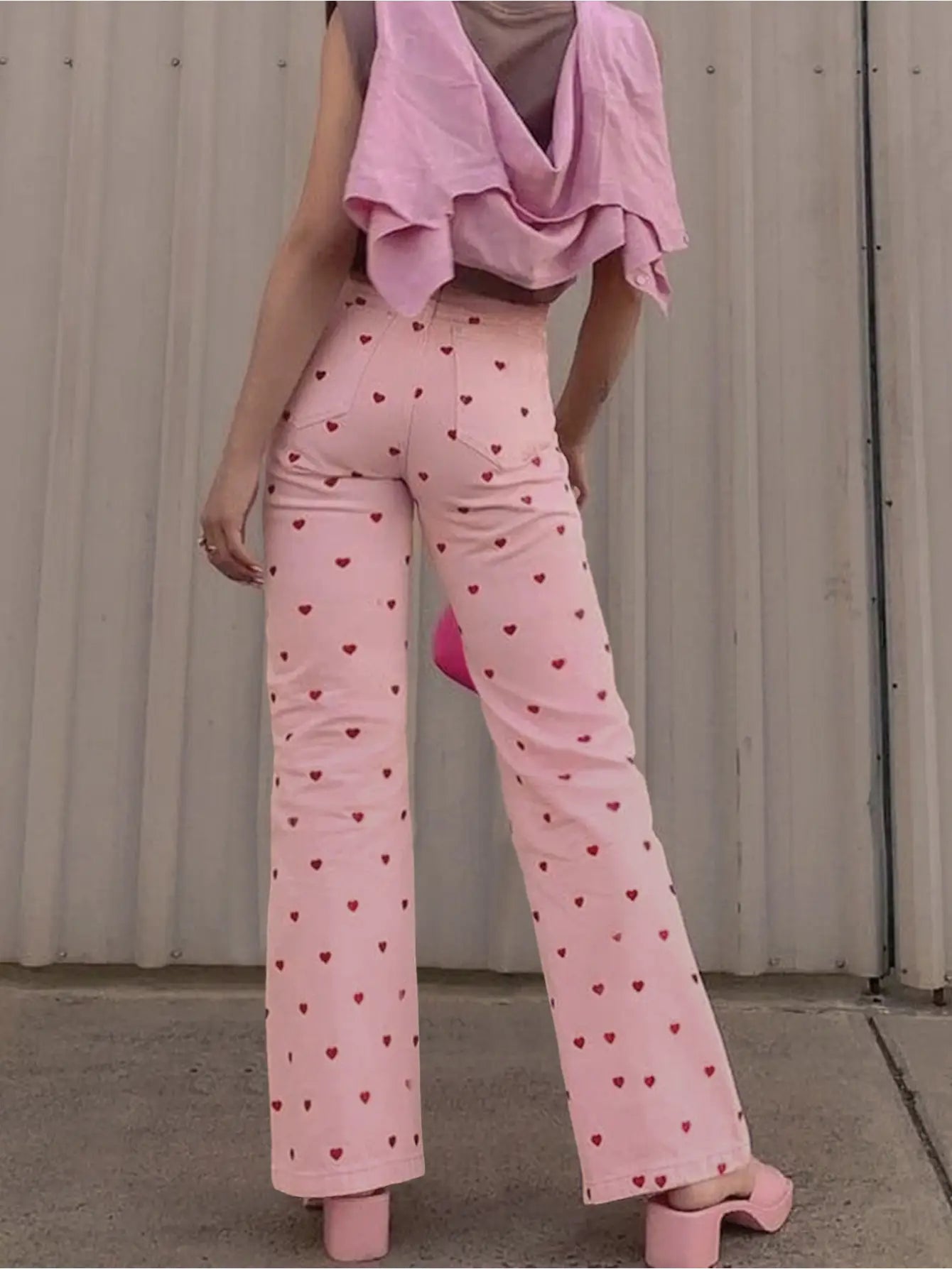 Heartbreaker Pink Straight Leg Pants (S-2X)