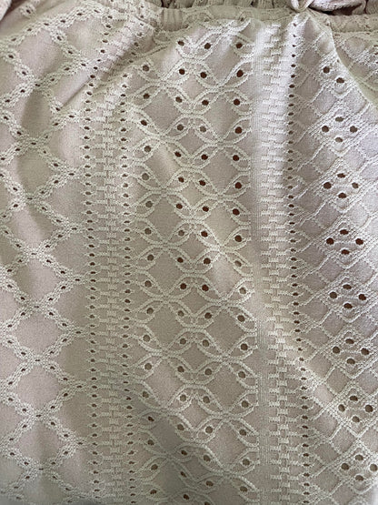Eyelet Elegance Top (1X-3X)