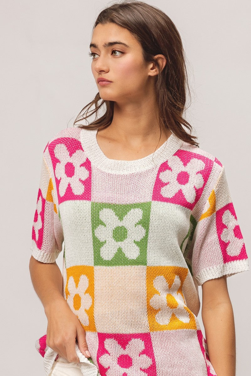 Flower Power Sweater (S-XL)