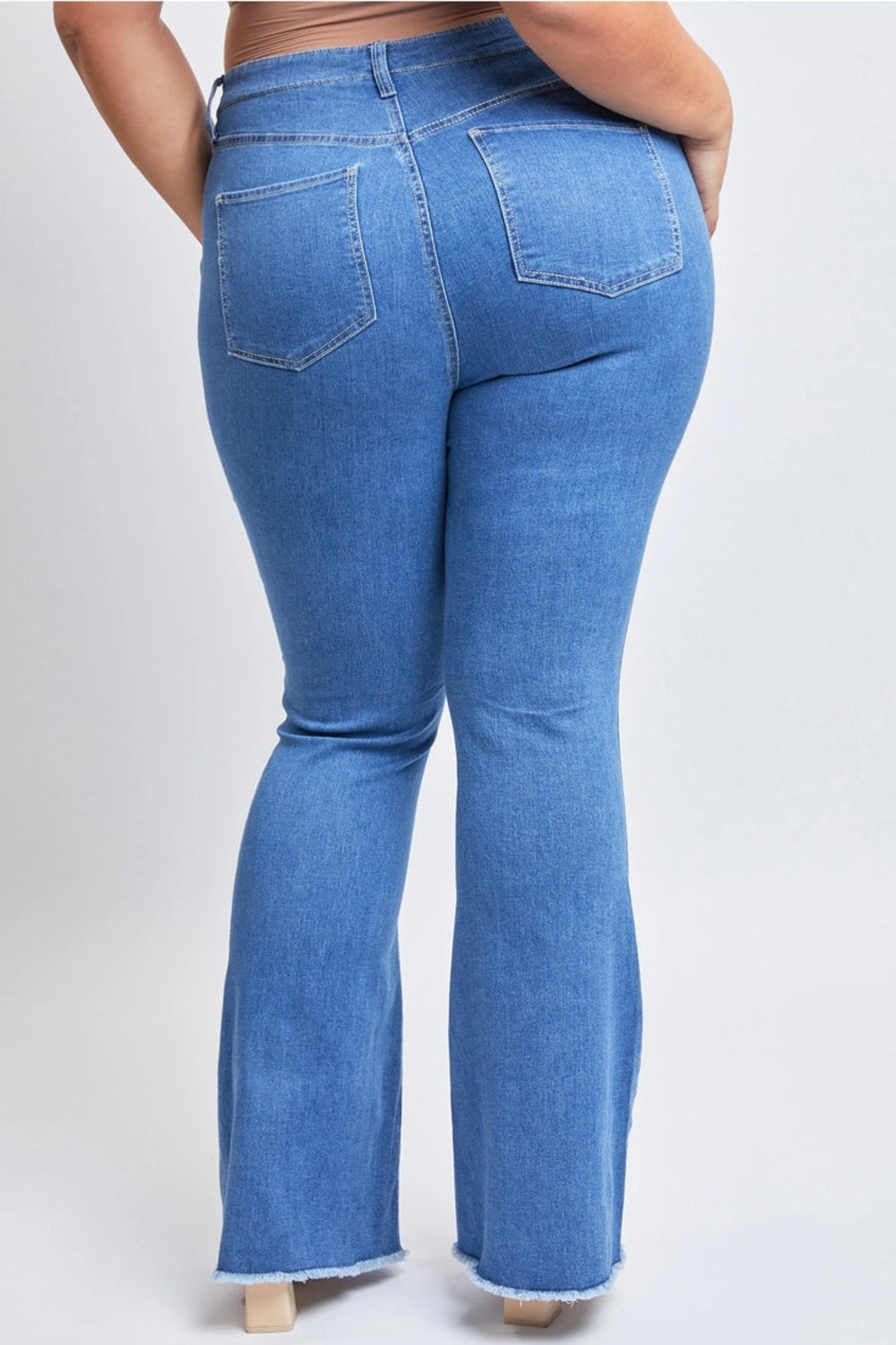 Retro Daisy Denim Flare Jeans  (14-24)