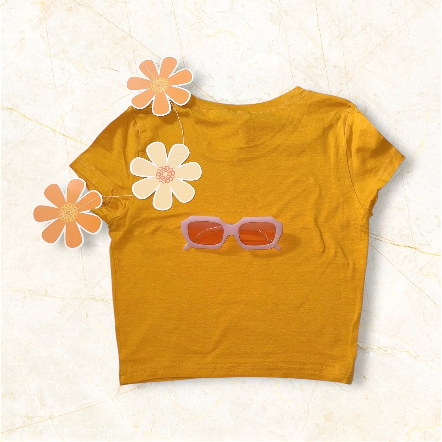 Golden Hour Baby Tee (S-L)