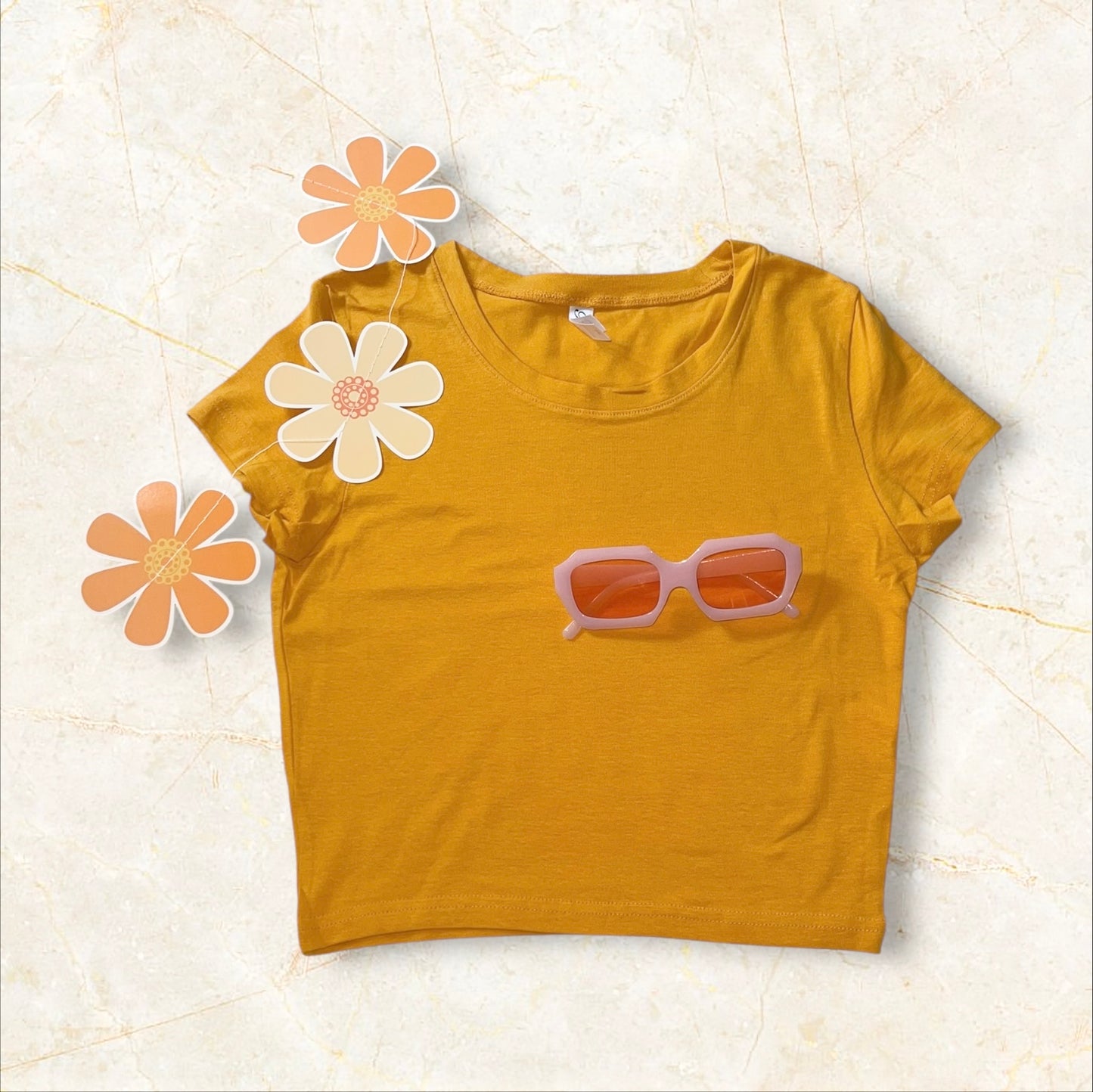 Golden Hour Baby Tee (S-L)