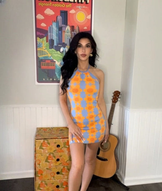 Hazy Daisy Signature Knit Mini Dress (S-L)