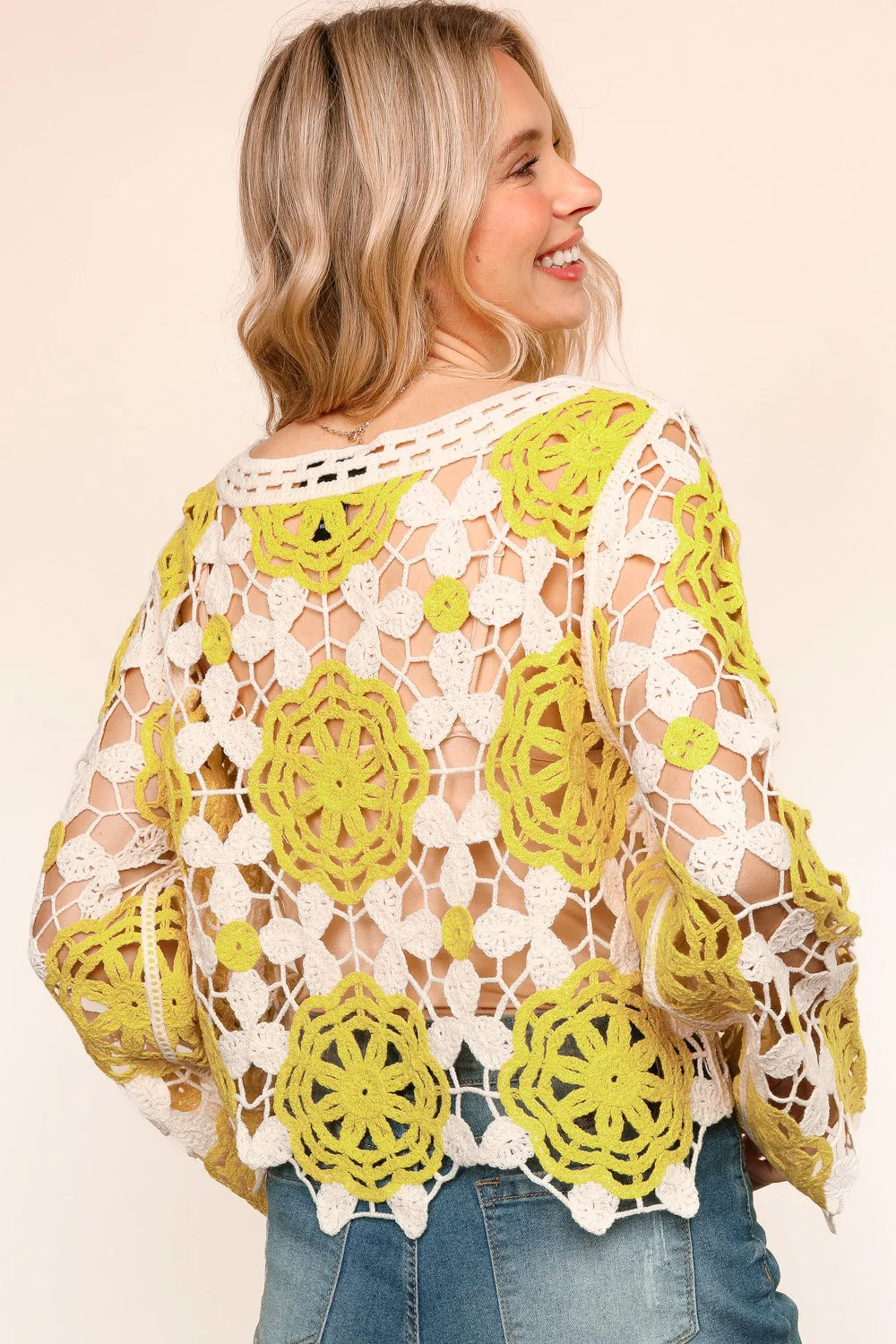 Lime After Lime Crochet Top (1X-3X)