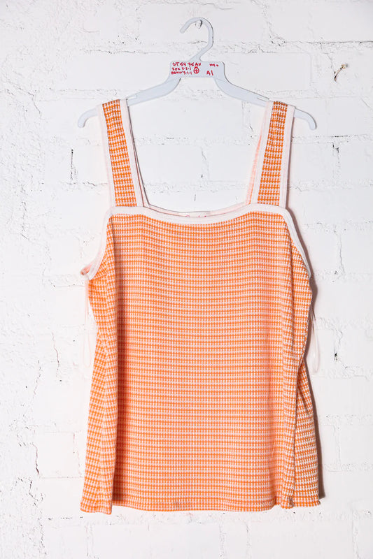 Hazy Days Textured Tank (1X-3X)