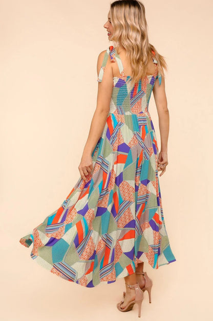 Boho Breeze Patchwork Dress (S-3X)
