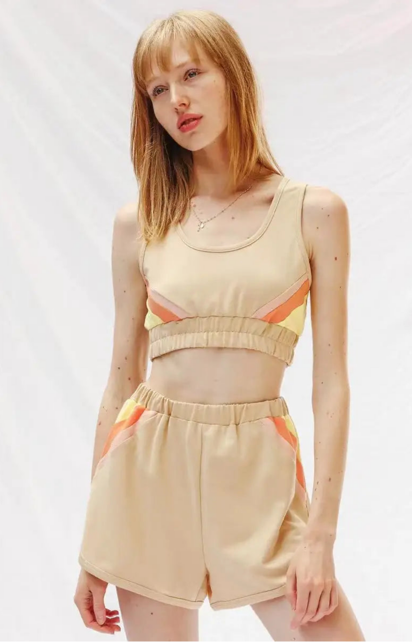 Colorblock Retro Lounge Set (S-XL)