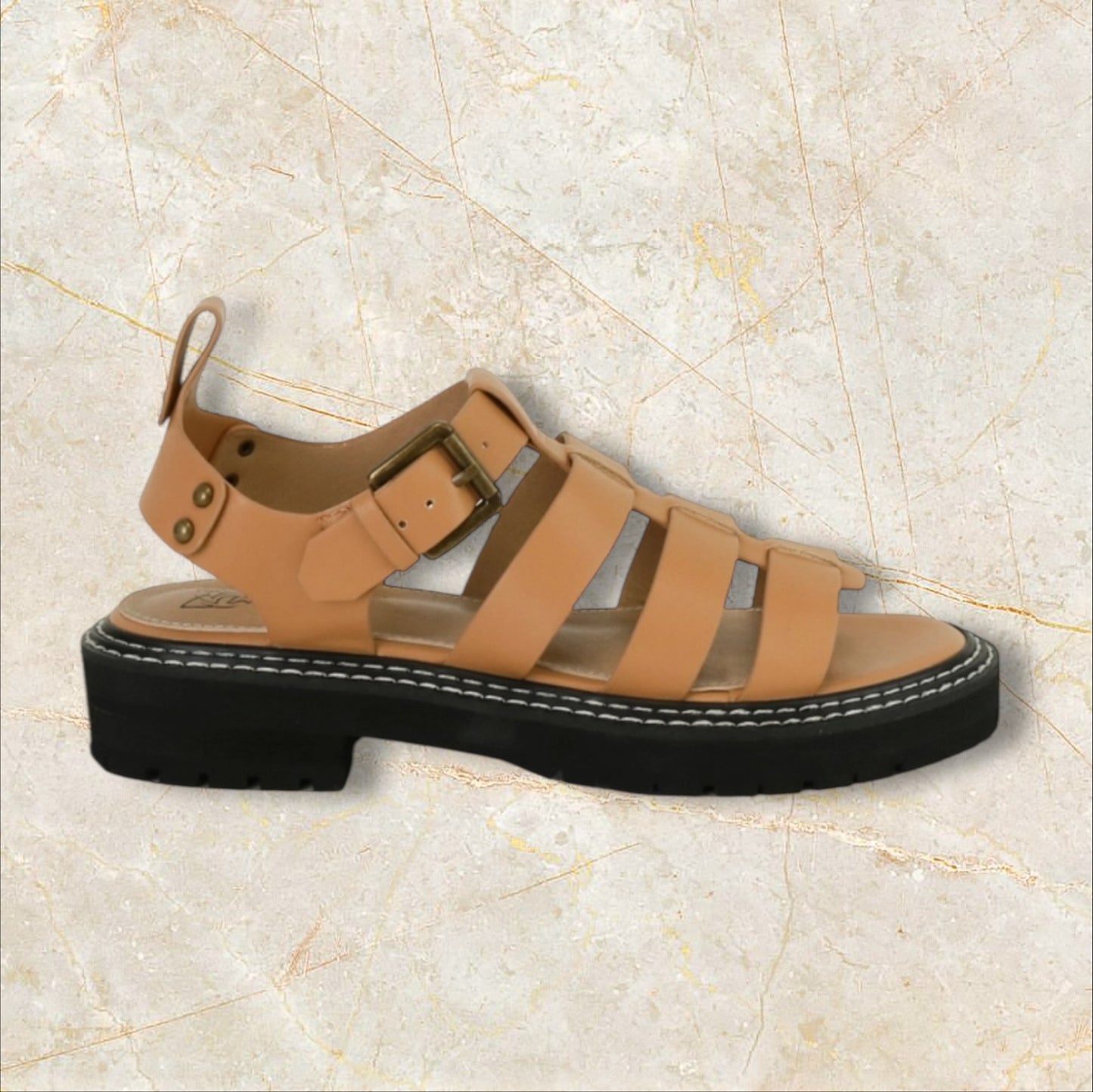 Sunlit Stride Strappy Sandals