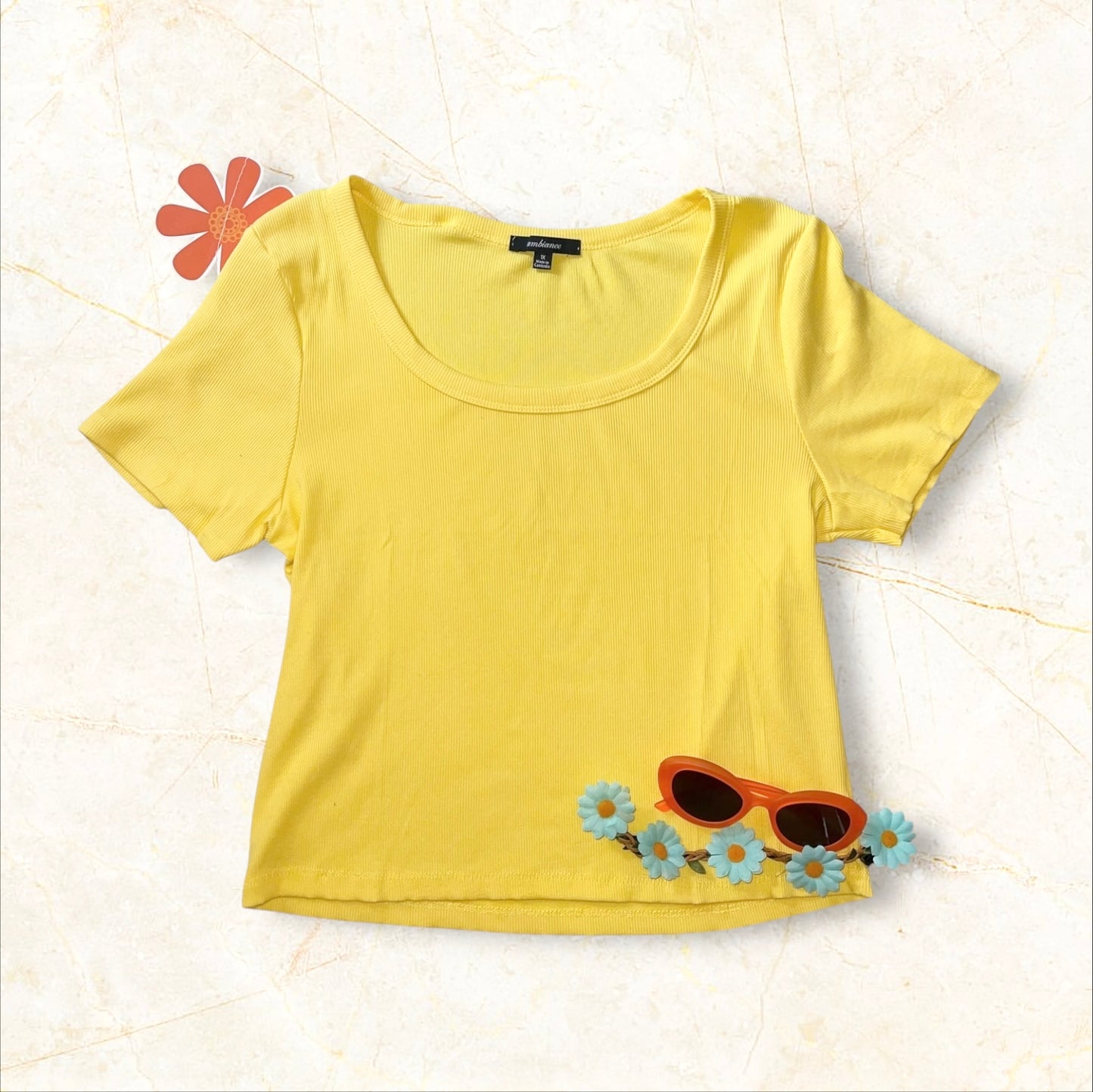 Sunshine Yellow Baby Tee (1X-3X)