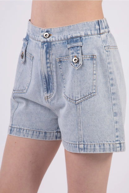 Y2K Daisy High Rise Denim Shorts (S–L)